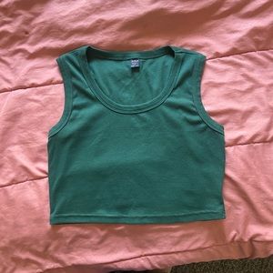 Dark green tank top